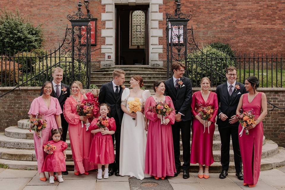 Bridal party flowers