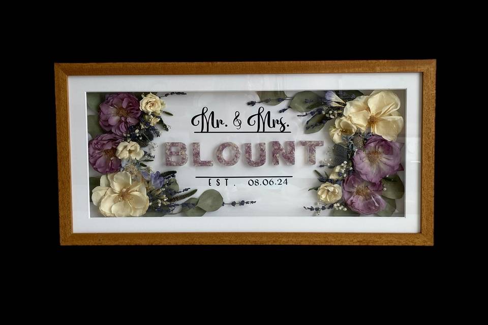 Name date frame