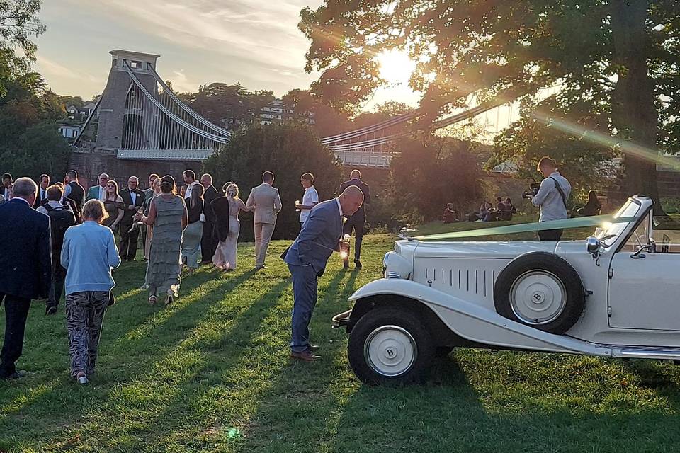 Beauford at Clifton Bridge.