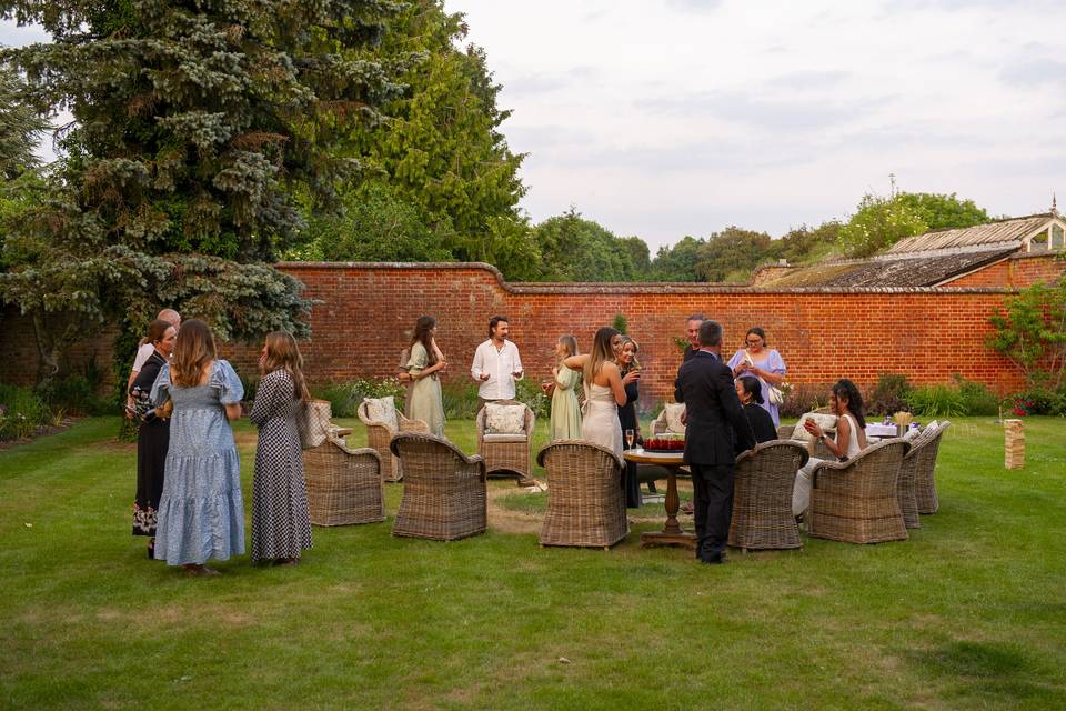 Guests in The Walled Garden