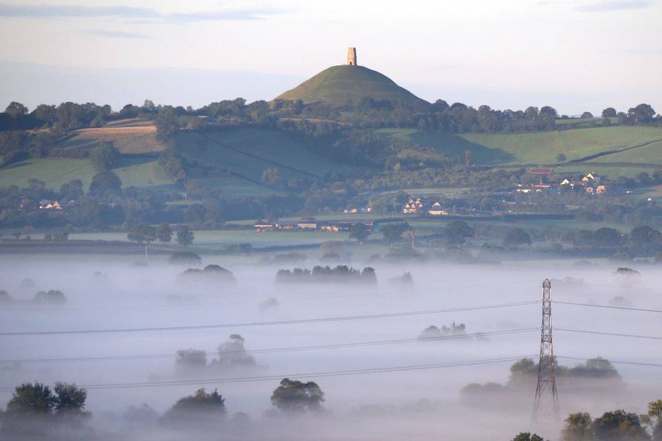 Glastonbury tor view