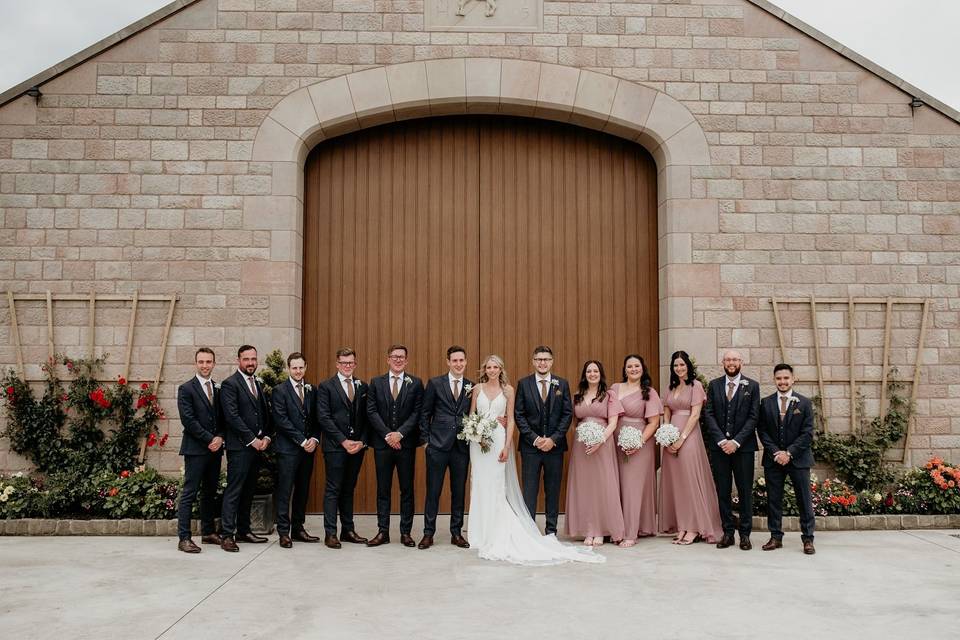 Oak barn doors