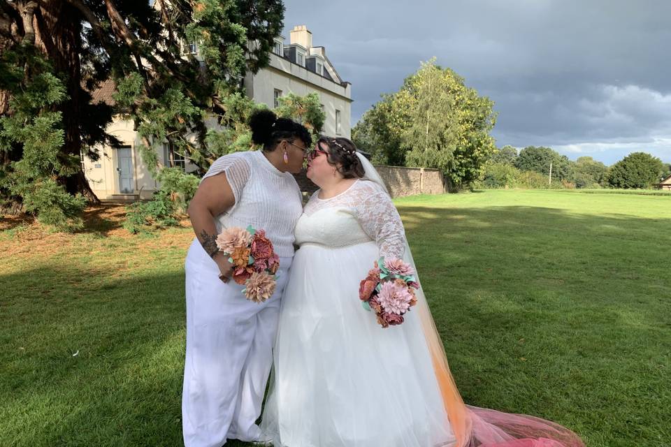 The happy Bride and Bride ♥️