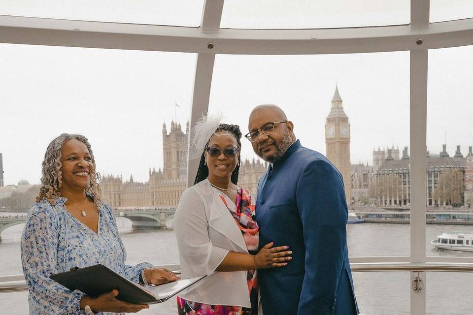 Ceremony at The London Eye