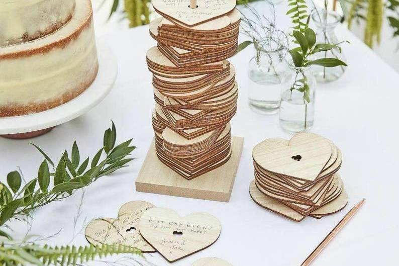 Heart stack guestbook