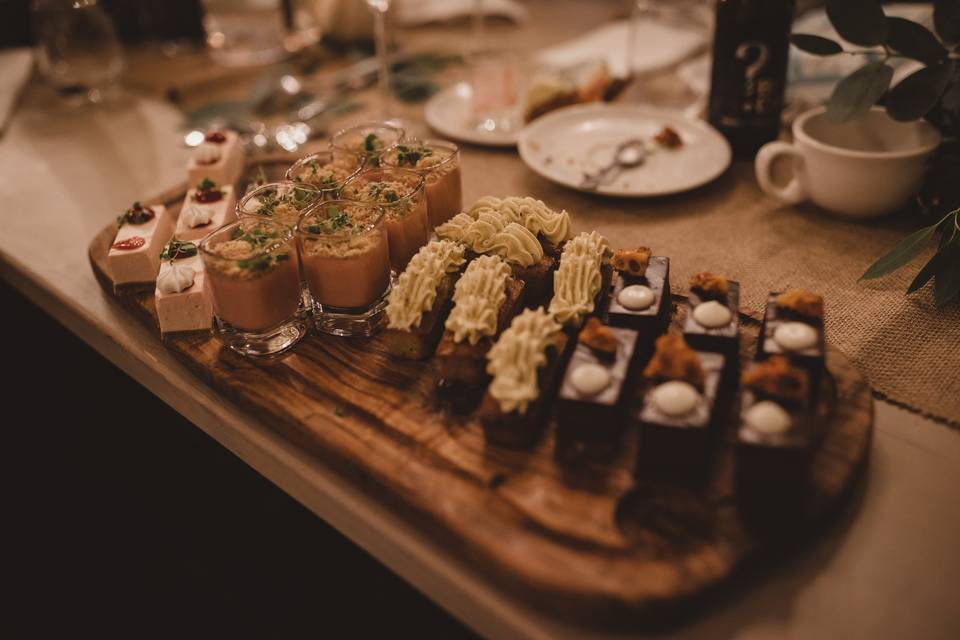 Dessert canapes