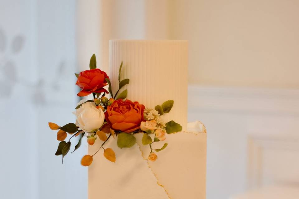 Doubl barrel gild leaf with su