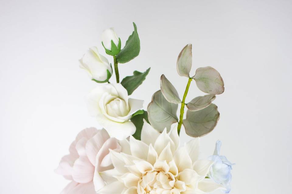 Full sugar flower topper