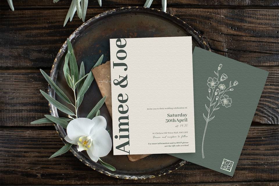 Aimee & Joe: Invitations