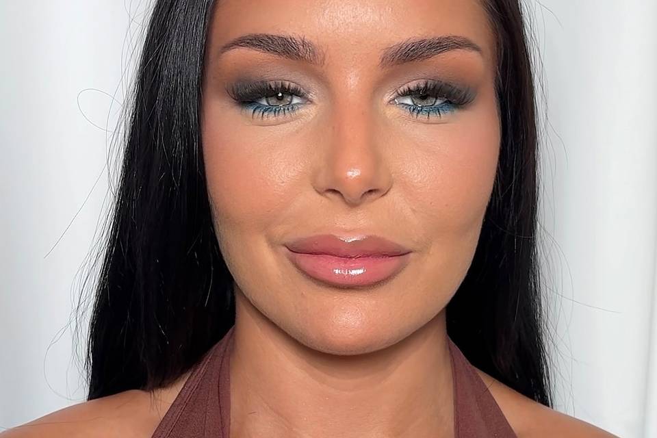 Full glam + colour