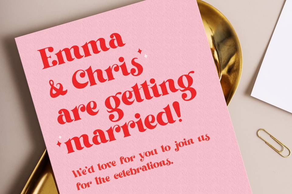 Emma & Chris: Invitation