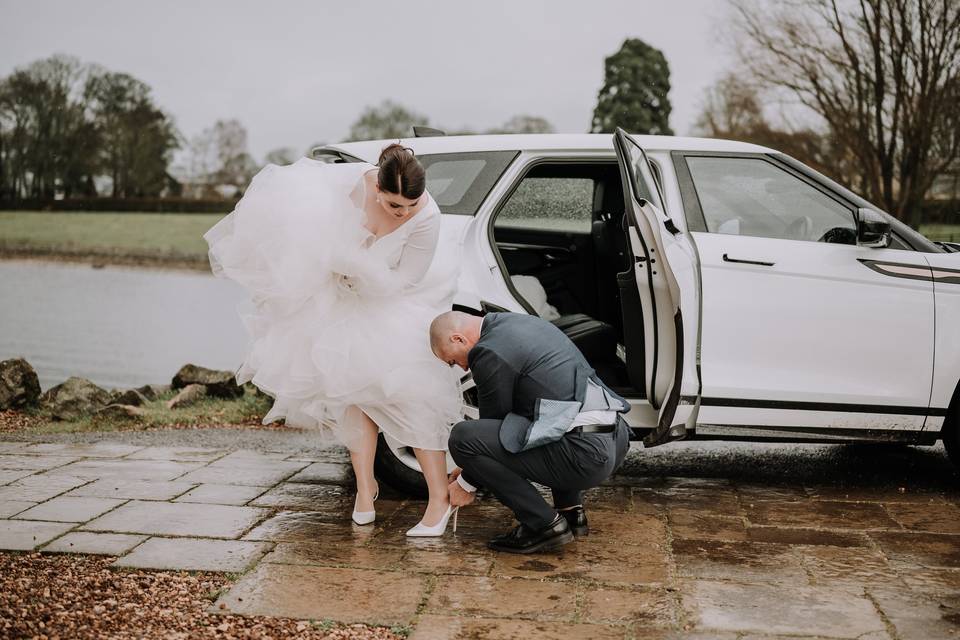 Bride and dad