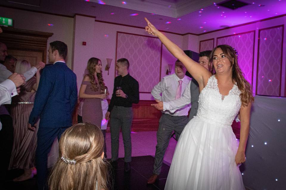 At the reception