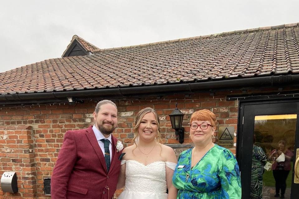 Barn wedding Crondon Park