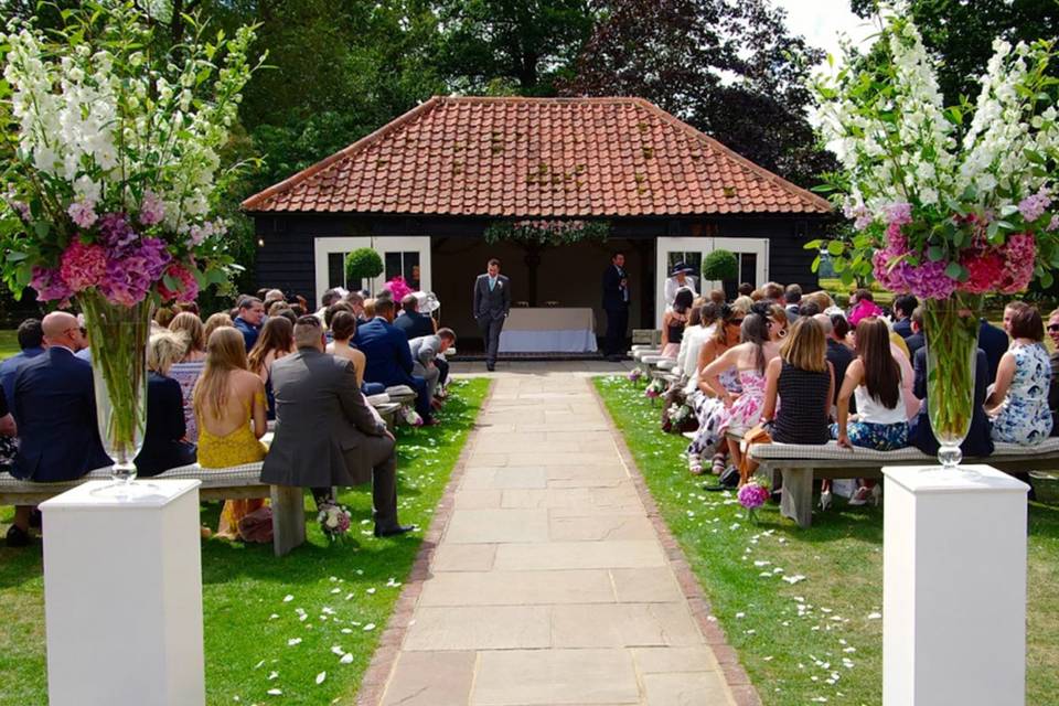 Outdoor ceremony