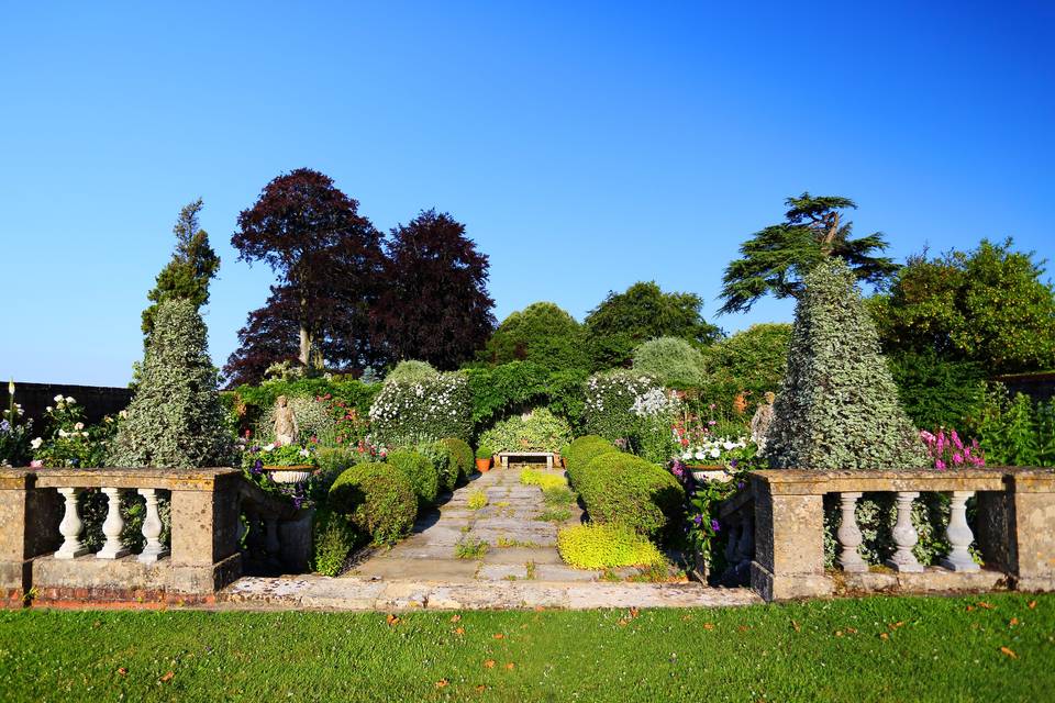 Formal garden symmetry