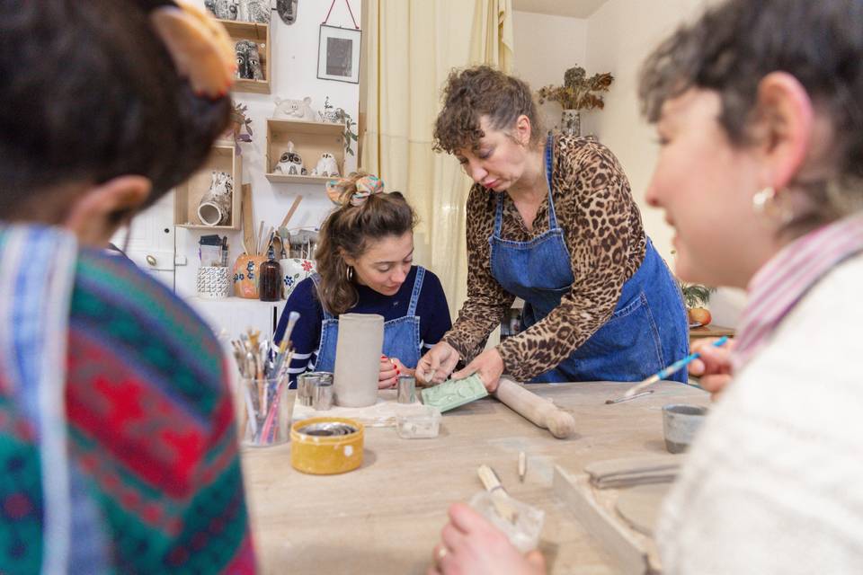 Ceramic workshop hen do party