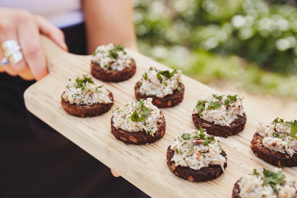 Devon crab on sourdough toast