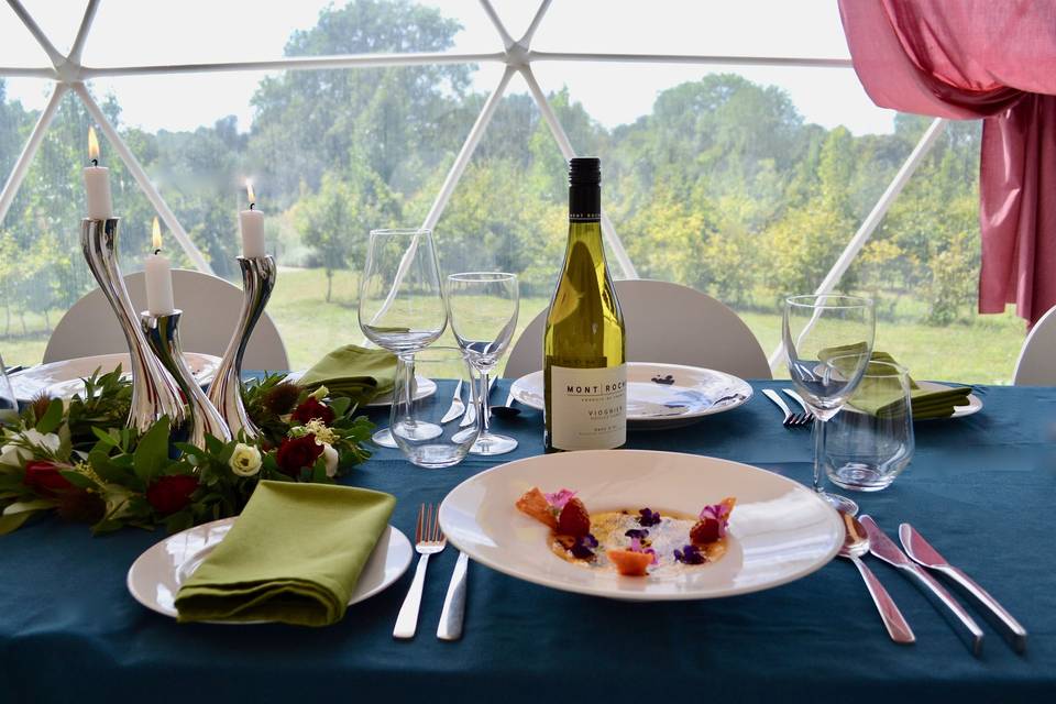 Dining in the Geodome