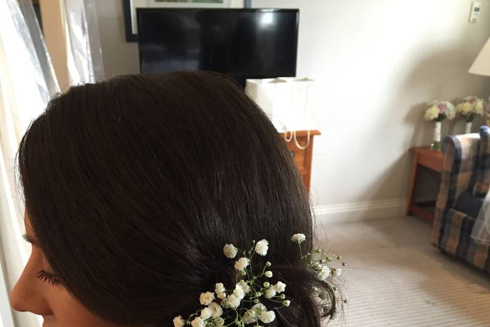 Sophisticated wedding hairstyle