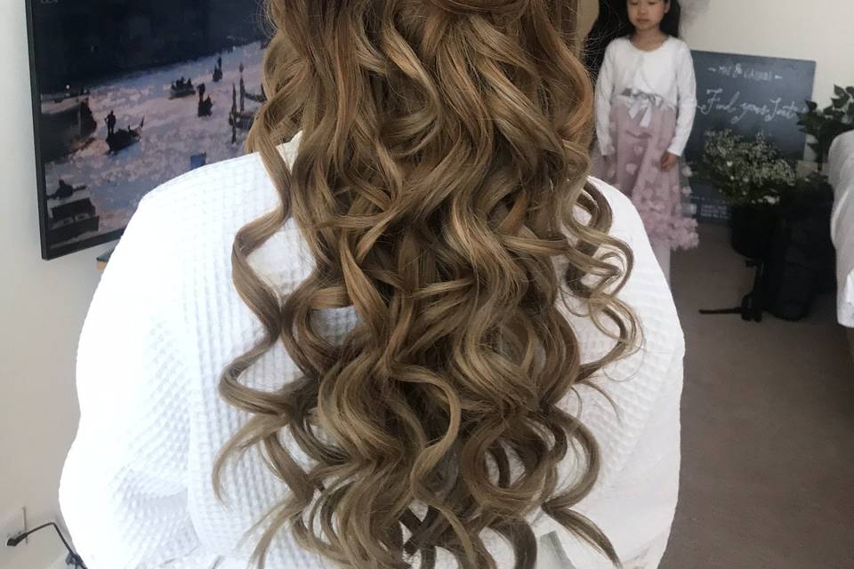 Brides plait & waves