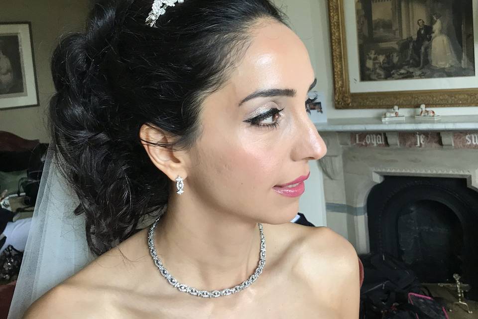 Wedding day hair and make up