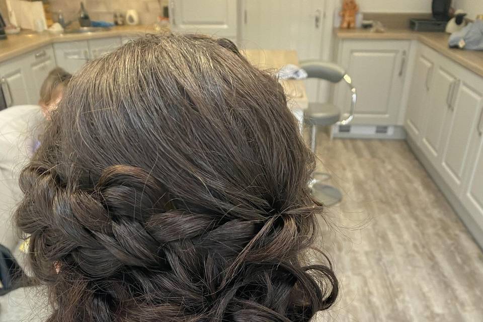 Brides plait & waves