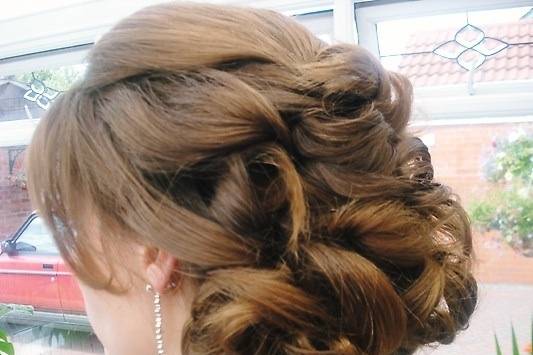 Intricate updo