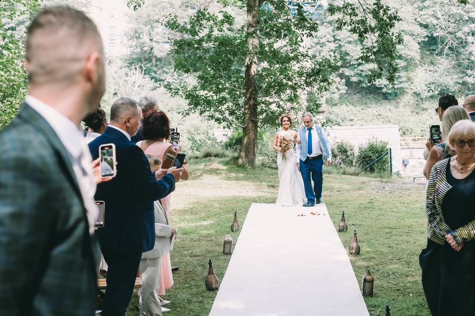 Quarry woodland ceremony