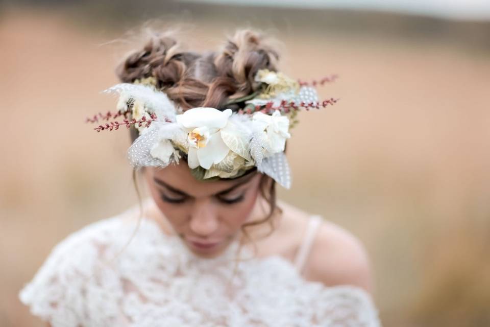 Wild Rose Bridal Hair