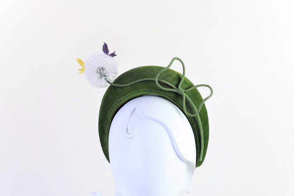 Silk Dandelion Headpiece