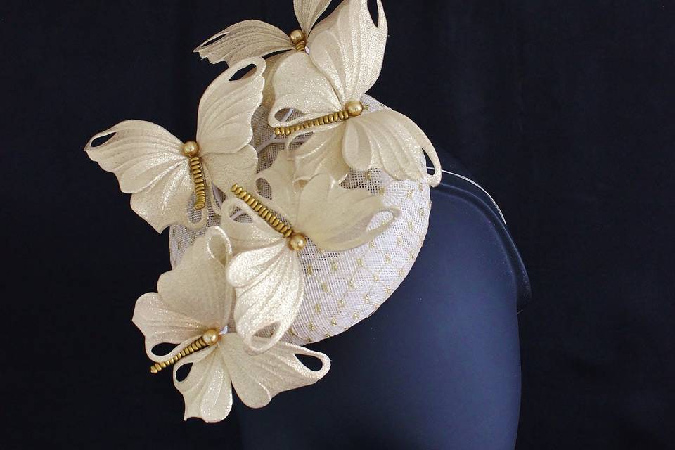 Golden Butterfly Hat