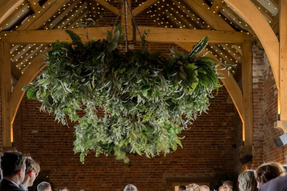 Hazel Gap Barn aisle