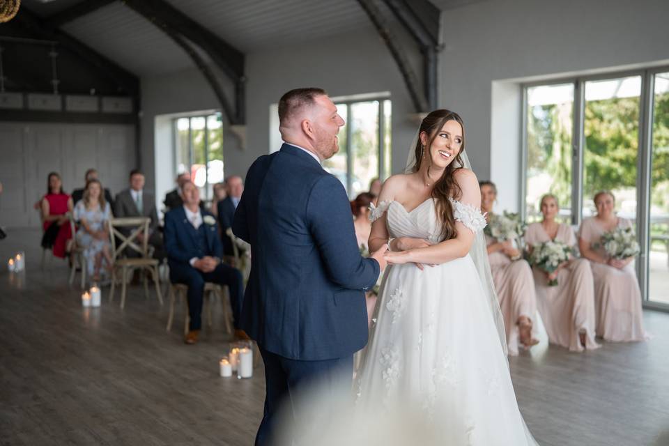 Ceremony candid