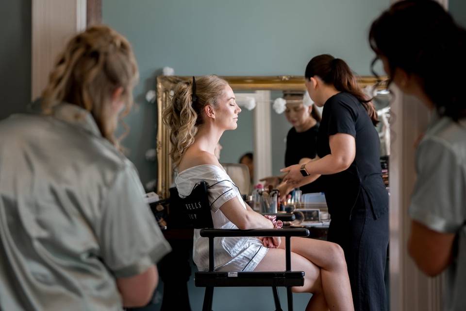 Bride prep