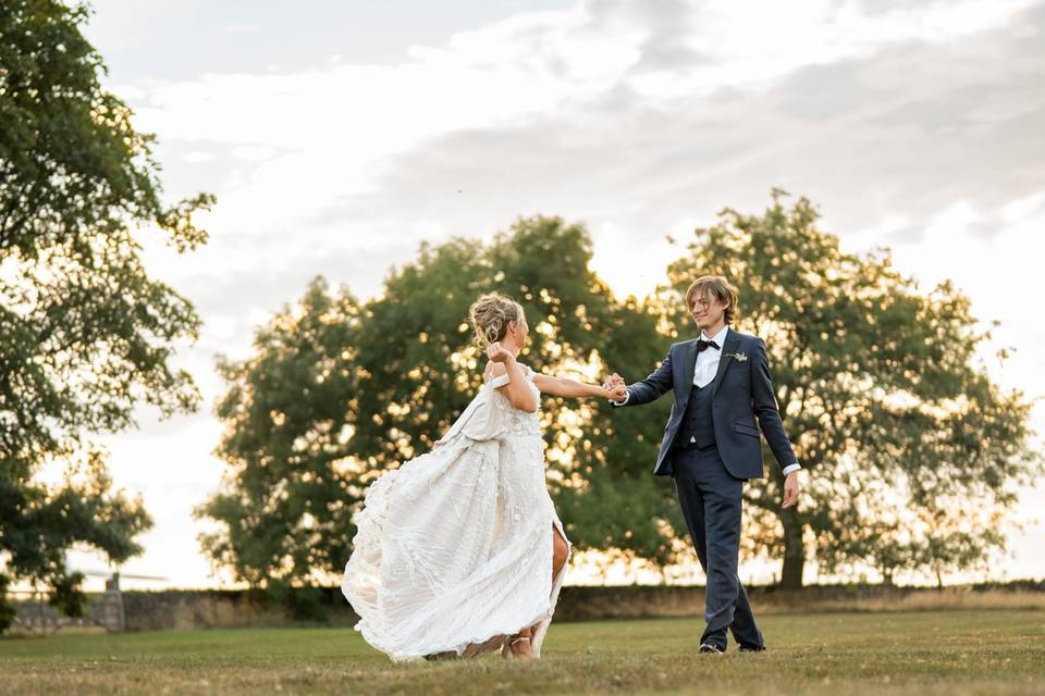 First Dance outside