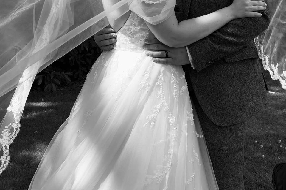 Gorgeous veil shot