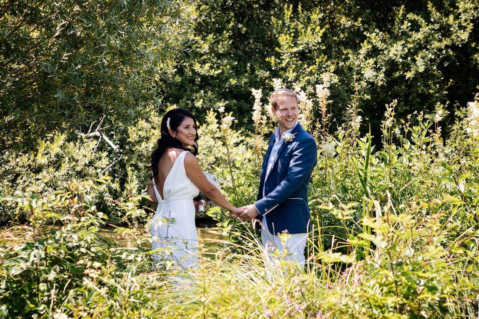 Getting married by the lake