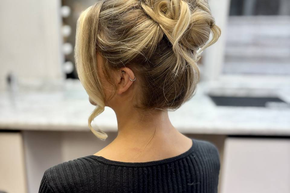 Soft hair up