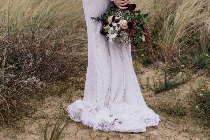 Flowers for a florist bride