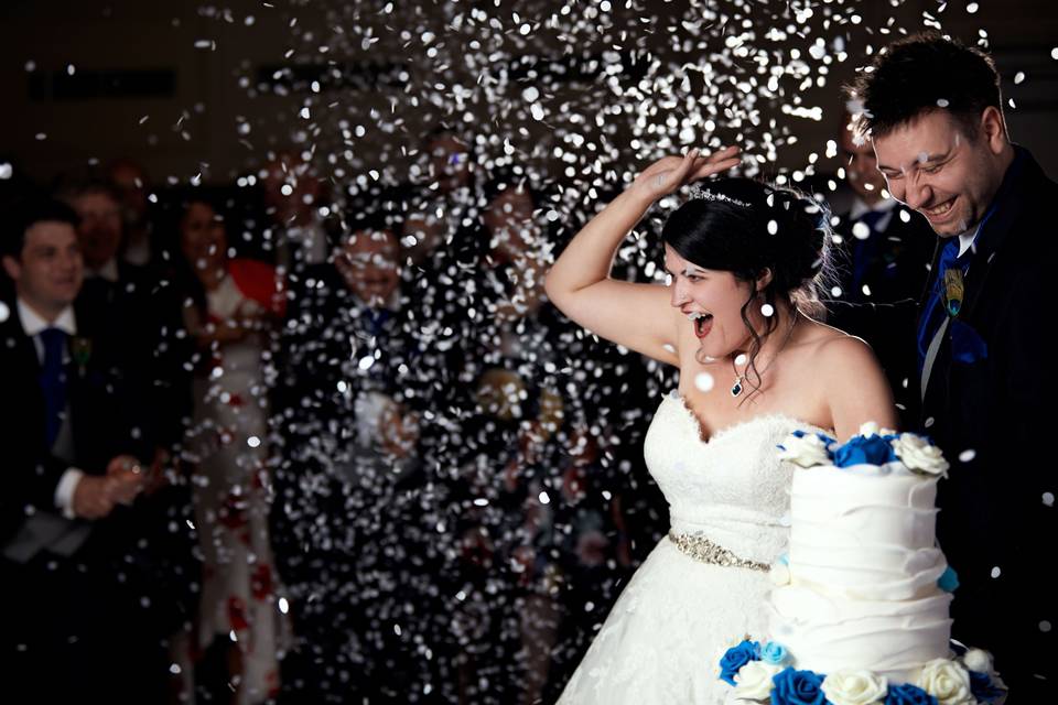 Joy for the happy couple - Rob Nicholson Photography