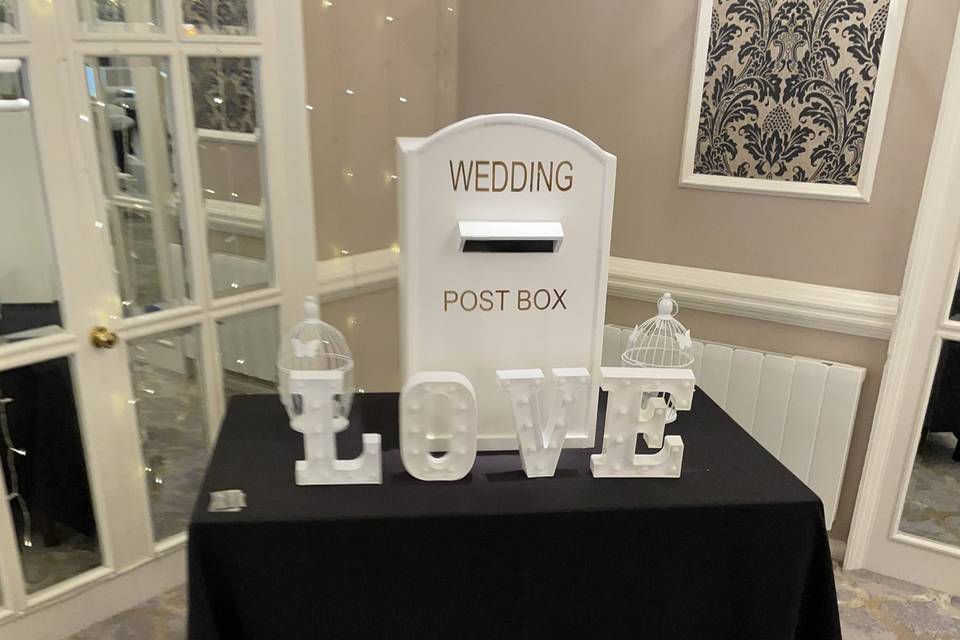 Wedding post box