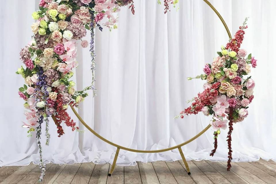 Floral hoop