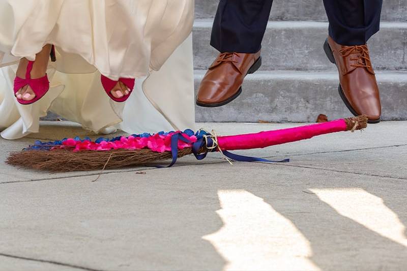Jumping the broom
