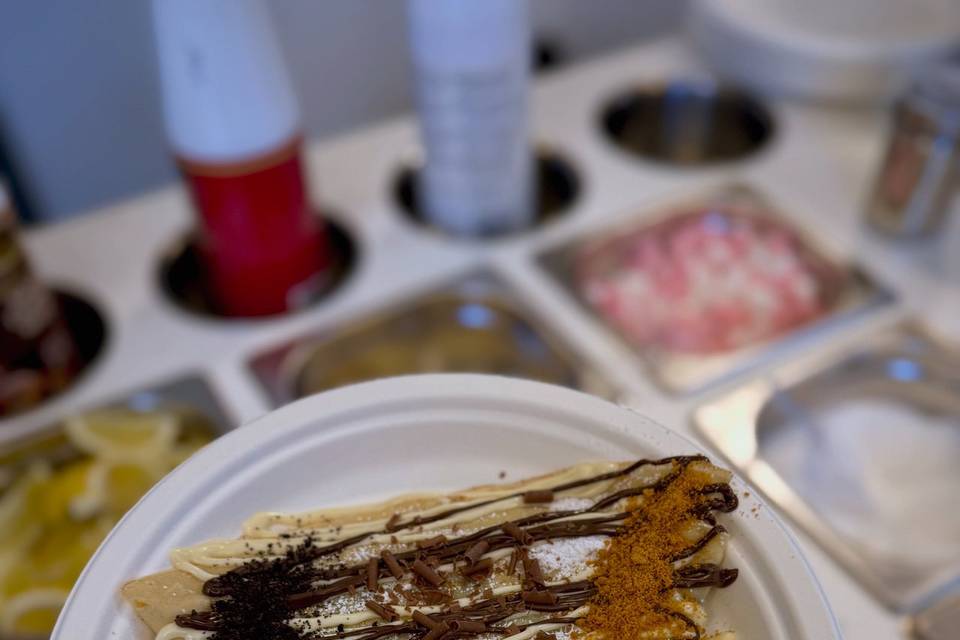 Chocolate sensation crepe