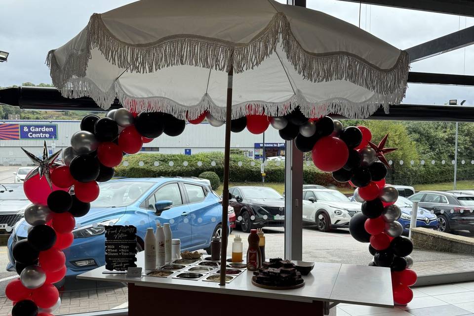 Our set up!