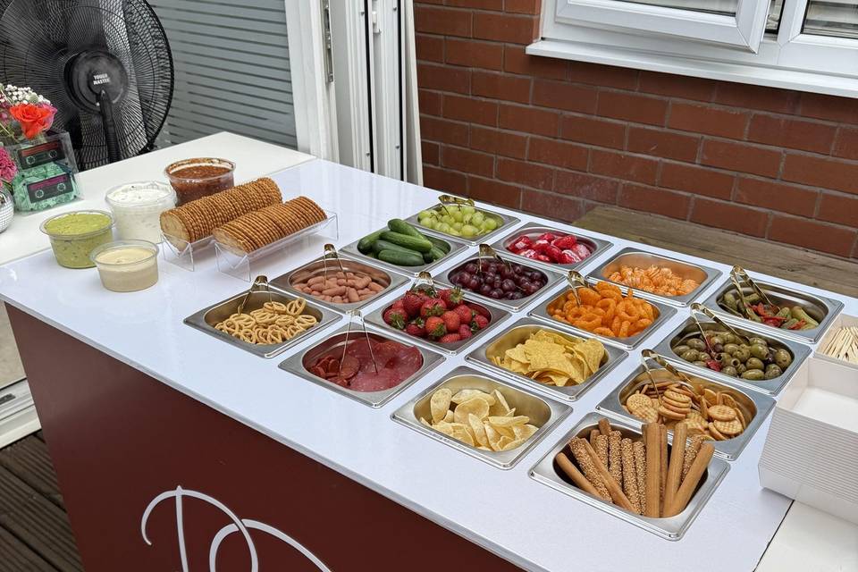 Charcuterie cart