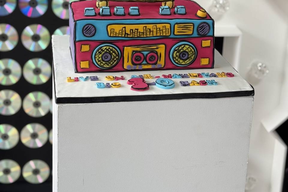 Juke box cake