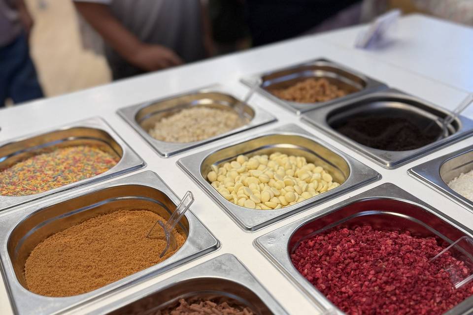 Topping options