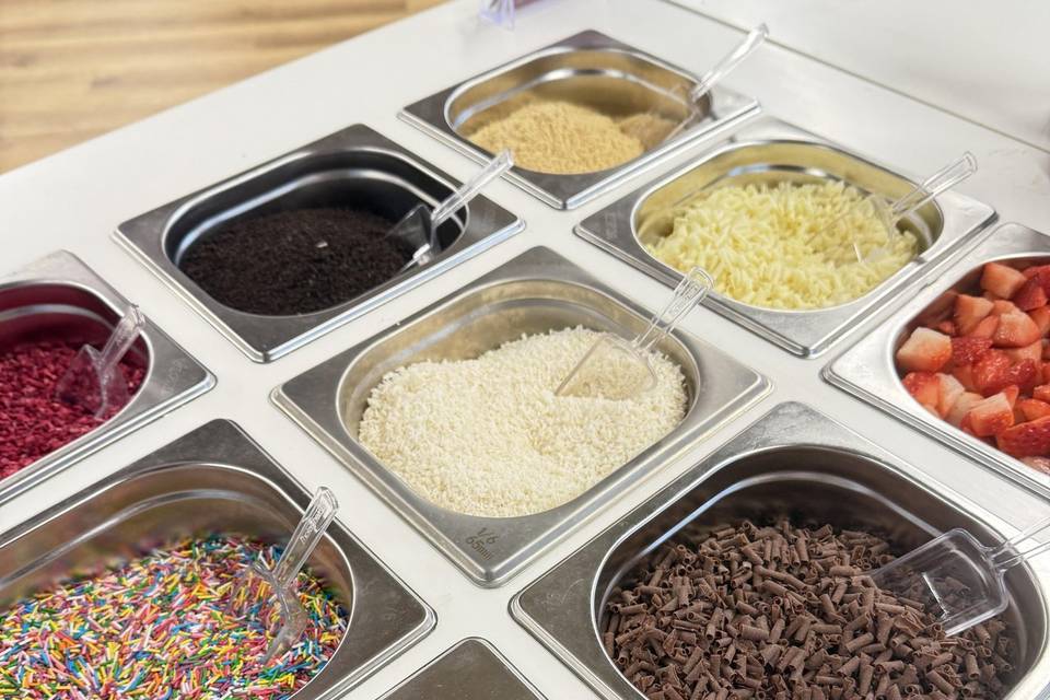 Topping options!